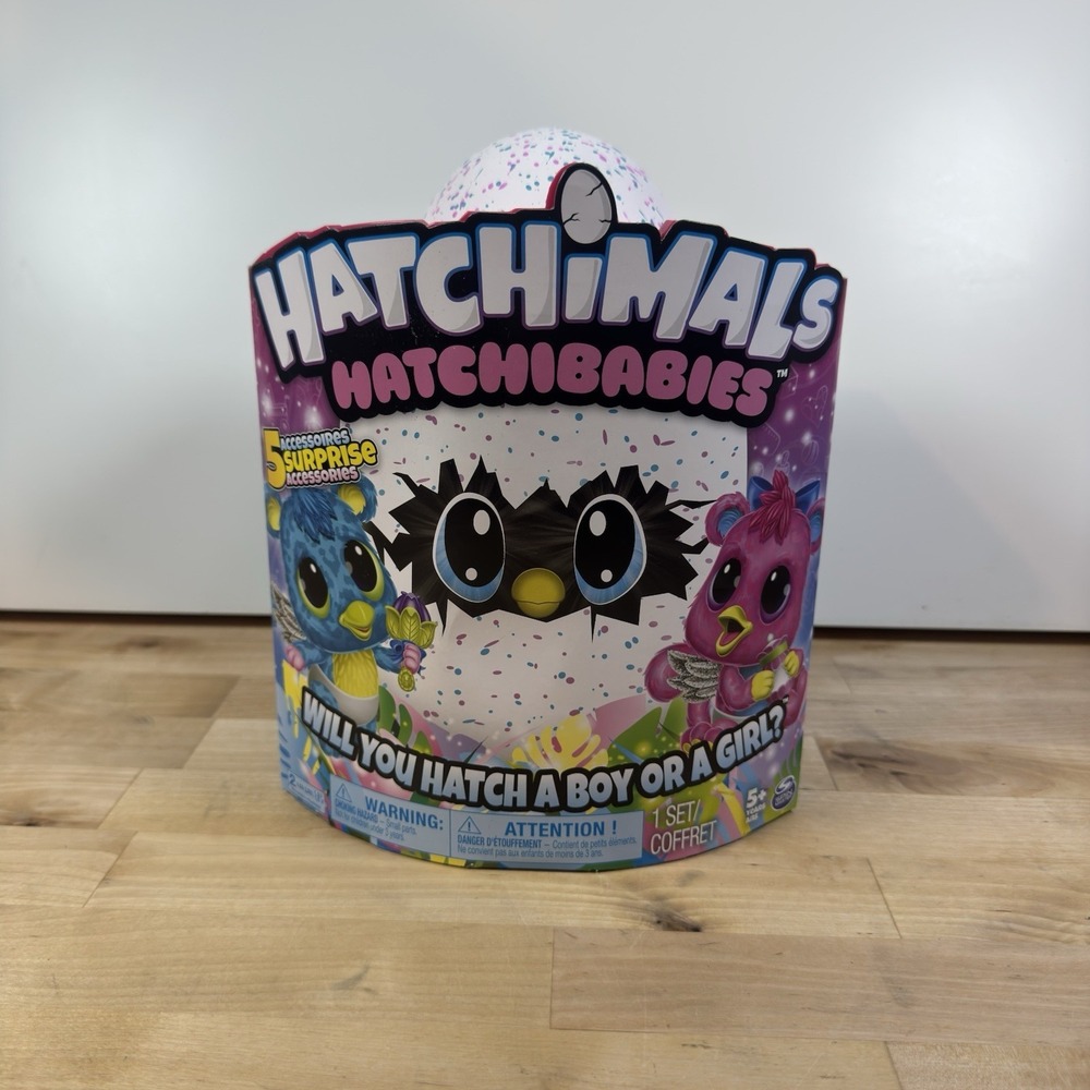 Hatchimals Hatchibabies Interactive Hatching Toy Egg Spin Master 6044071 New